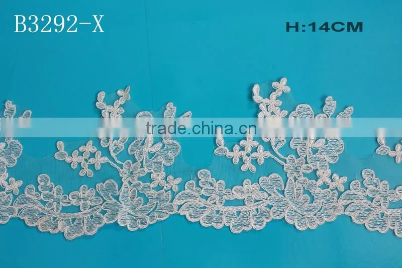 Top Quality fashion accessories decorative factory fascinating guipure lace trim