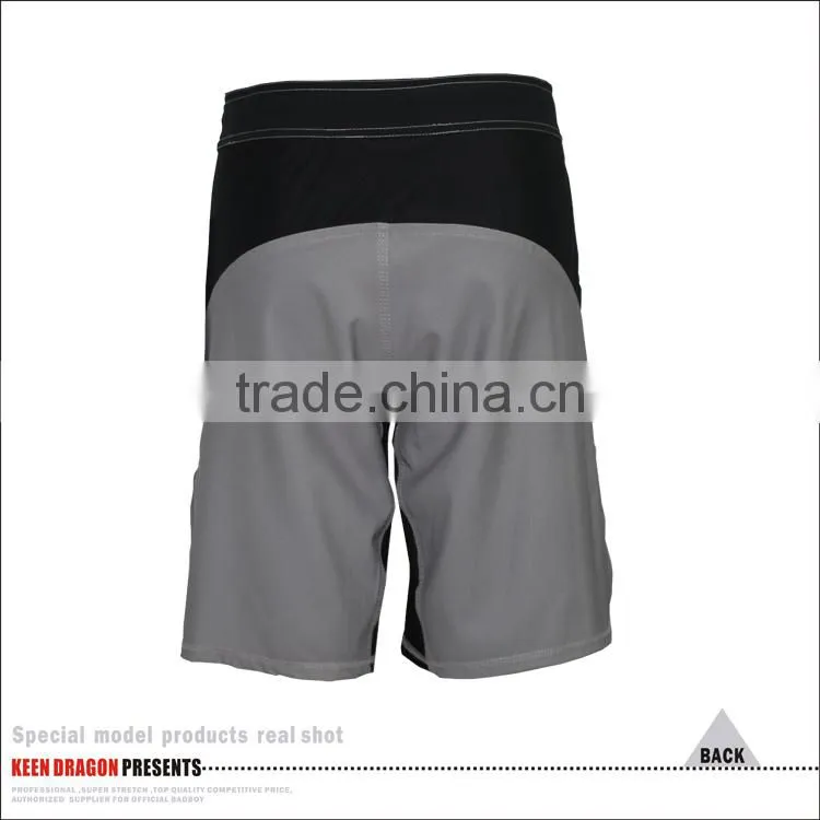 Chinese Manufacturer Free Design Black Embroidered Mma Shorts