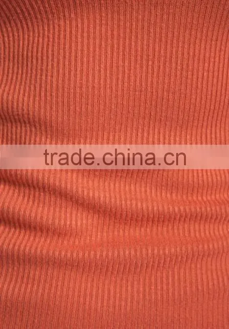 Silk Rib Baseball Coral Tank