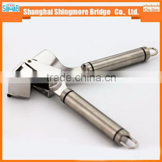 kitchen vegetable fruit tools high quality stainless steel garlic press