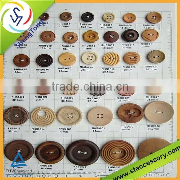 Hot sale wholesale wooden button