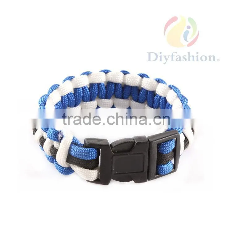 2017 Hot selling Fashion Survival Paracord Weaves With Adjustable PC-6008-3