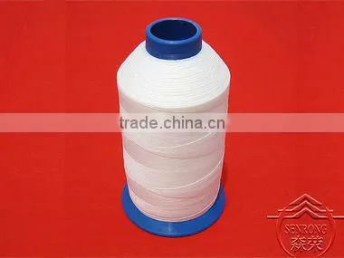 Polyester filament sewing thread