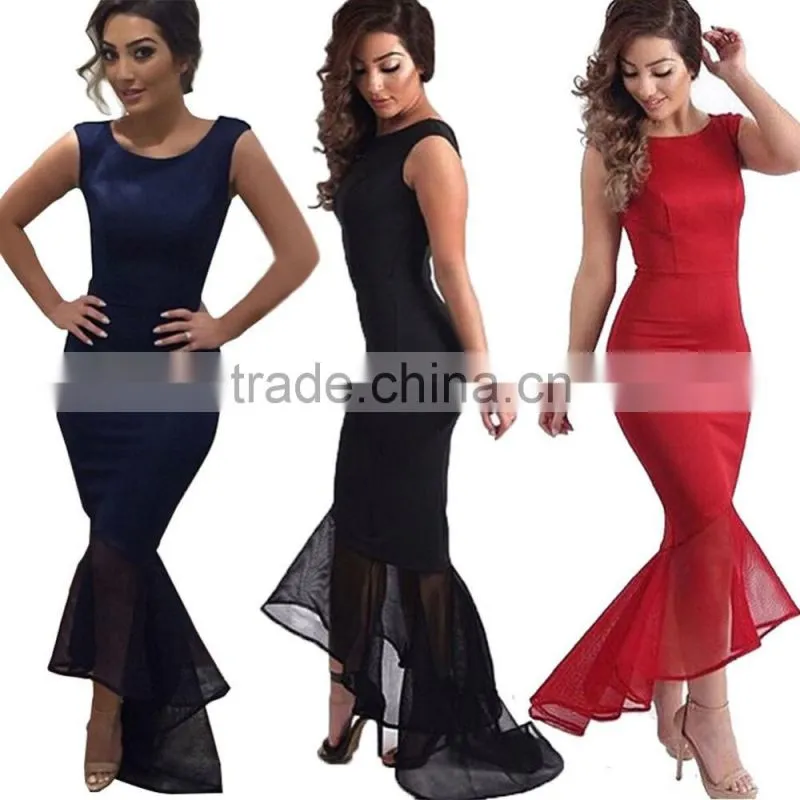 hot sale 2017 wholesale women clothes Women Fashion Summer Color Short Sleeve Off The Shoulder offical party Dress