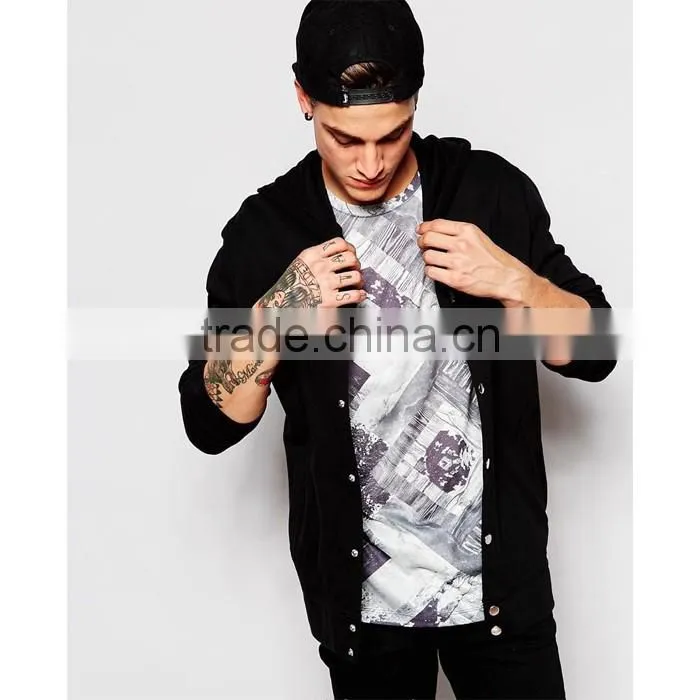 New Men Custom Casual Blank Plain Sports Wear Gym Zip Hoodies wholesale