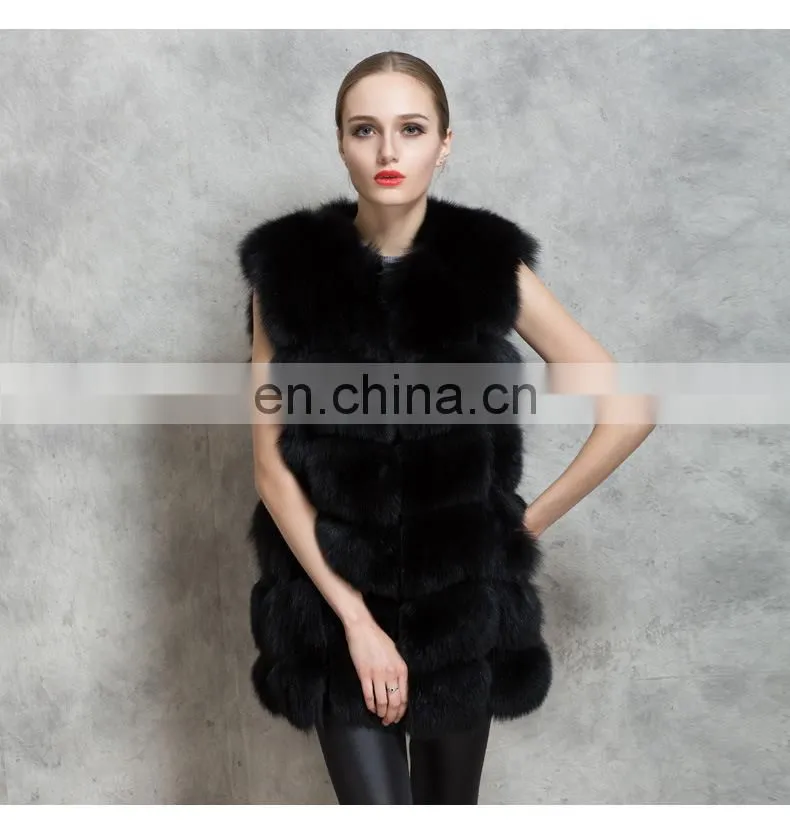 Latest design faux mink coat fox fur coat woman