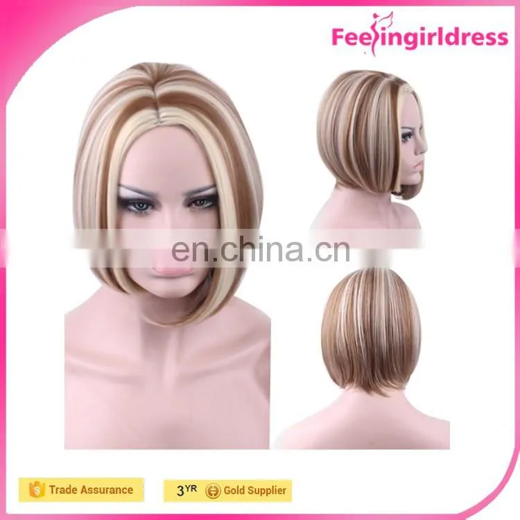 Coloful men japanese hot cosplay wig synthetic hair wigs for men