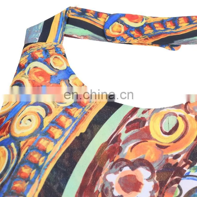 china wholesale market blouses 2016 new designs bohemian clothing custom printing one piece jumpsuit