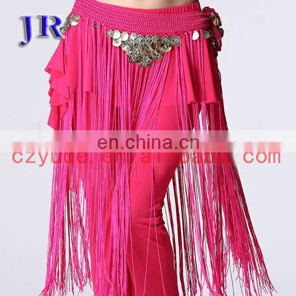Wholesale tribal belly dance tassel belt with multy color Y-2019#