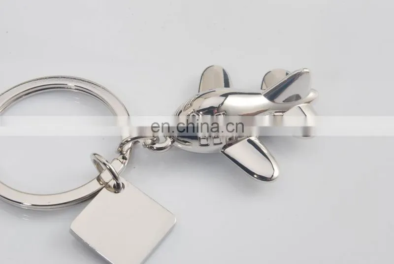 Customized Metal Eiffel Tower Sticker Keychain with Epoxy