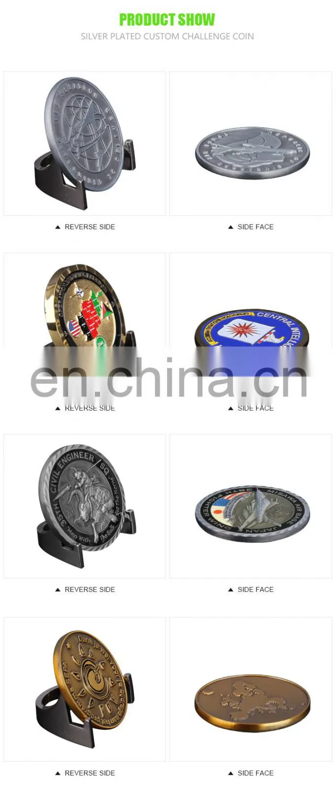 Custom antique metal old coin
