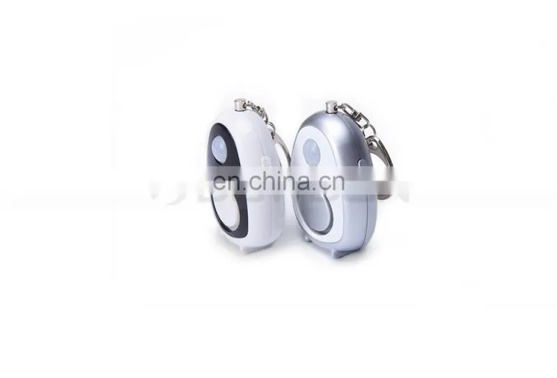 Mini Keychain Home Office Personal Panic Button Alarm with Infrared Detectors