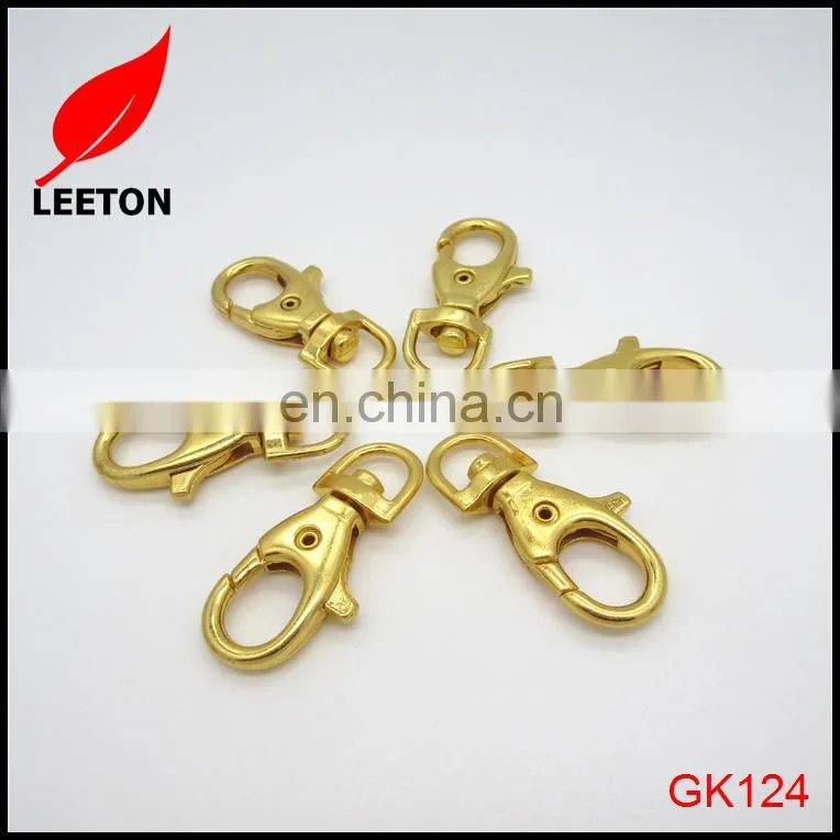 Factory supply 9mm small gold lanyard snap hook