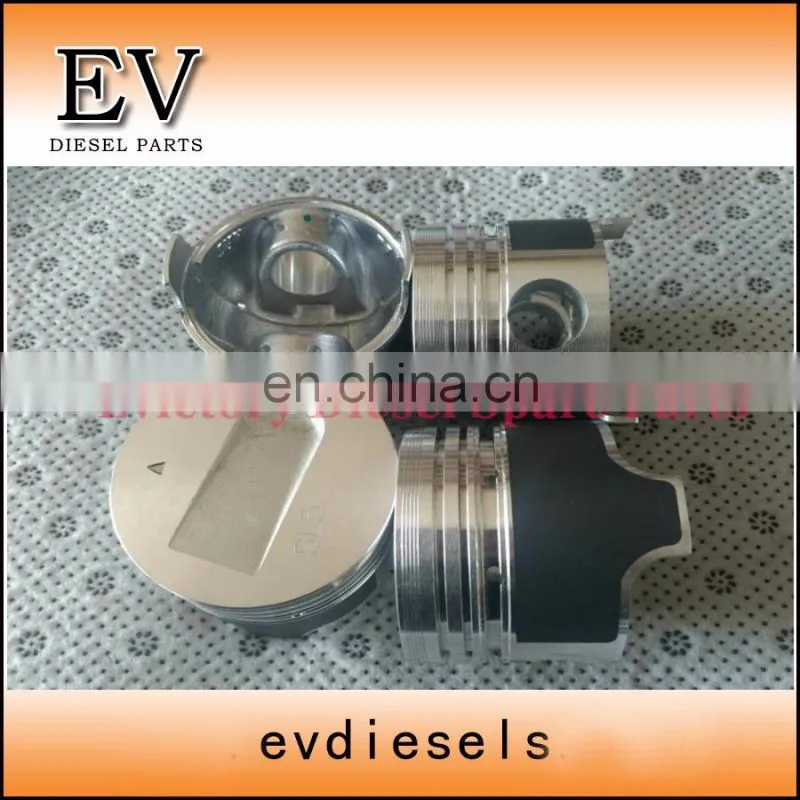 Alfin type S4L S4L2 piston and piston ring set for Mitsubishi genset