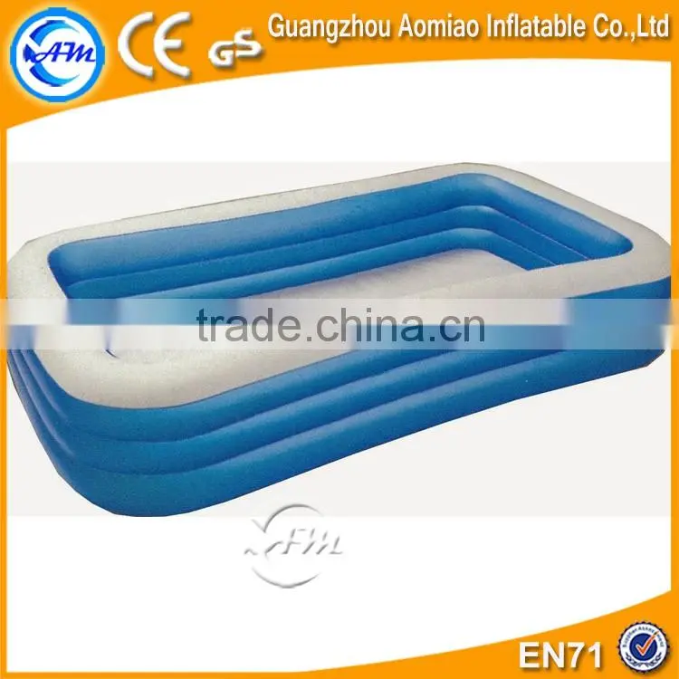 Pink outdoor inflatable mini swimming pool for kids, inflatable water pools for kids