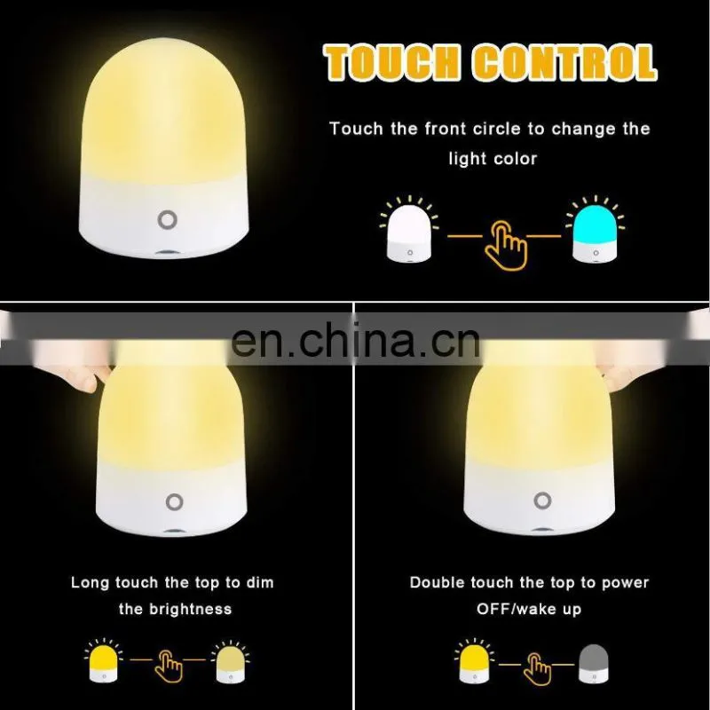 USB battery operated home dcoration baby feeding led lighting night light