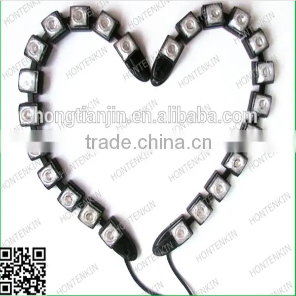 Ultra bright 12smd LED drl daytime running time light 12V waterproof LED light