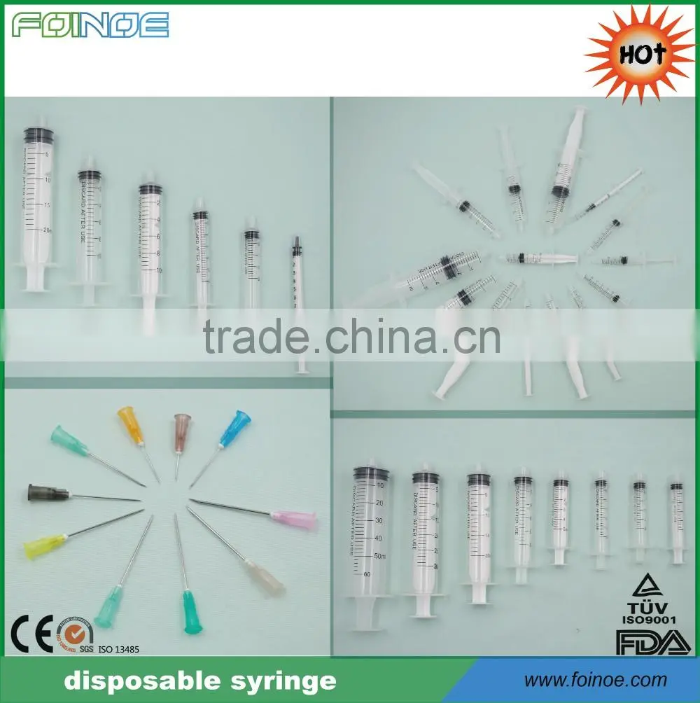 PE disposable syringe