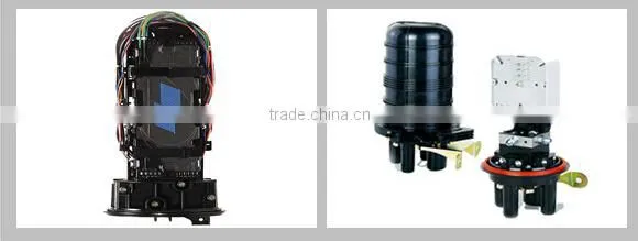 Dome Fiber Optic Splice Closure 2 in 2 out 24/48 cores