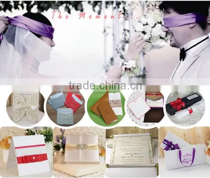 Top Quality Animal Theme Royal Butterfly Wedding Invitation Card Stock