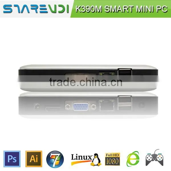 2016 new arrive mini thin pc computer intel celeron 1037U dure core 1.8G for business