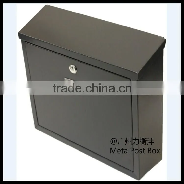Metal Material and Wall Mounted Style modern stainless steel mailboxes