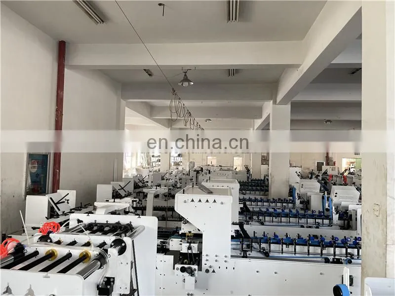 UFG600AG Automatic Pre-fold crash Lock Bottom Folder Gluer, fried chicken packaging box folding gluing machine