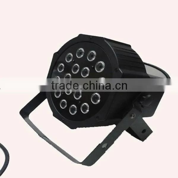 Vitop factory stage mini flat par light 18x3watt rgb 3in1 indoor mini par light