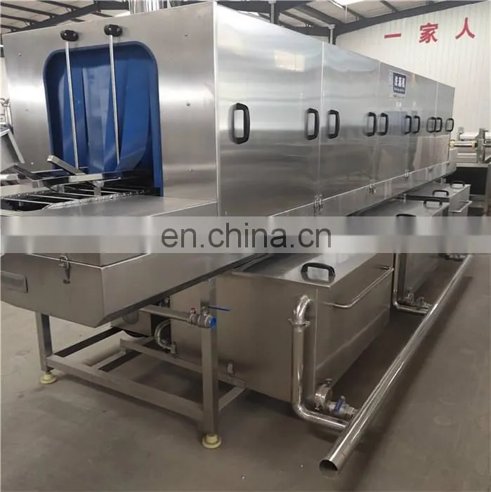 Shanghai Factory Full automatic High quality plastic basket crate/box/tray washing washer equipment cleaning machine