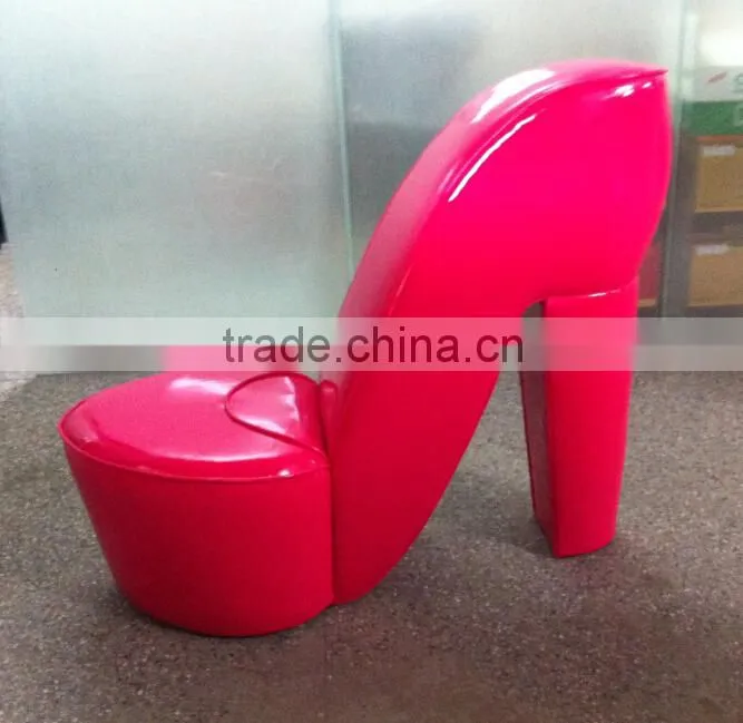Modern design living room high heel shoe chair