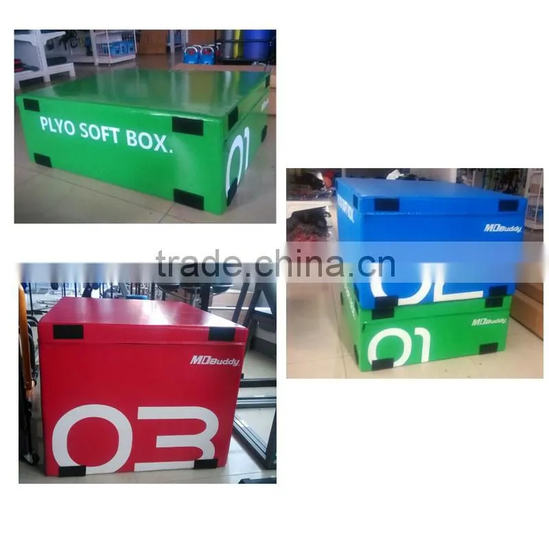 Crossfit new products adjustable safest soft plyo boxes