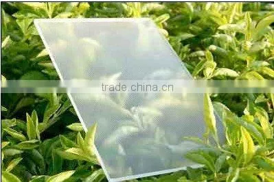ultra clear patterned solar panel glass with ISO9050/UL1703/EN12150/ROHS