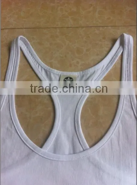 OEM Tank Tops Gym Wear Stringer Tank Top Wholesale Clothing / Stringer Vest With Printed wholesale from China supplier