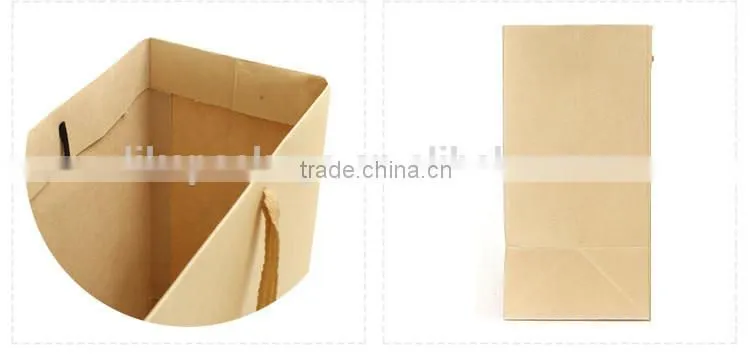 brown kraft paper bag for grocery shopping
