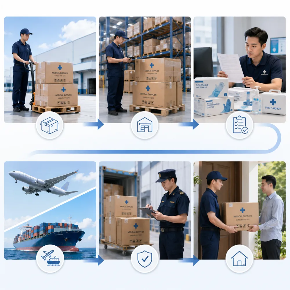 china-medical-supplies-shipping-process