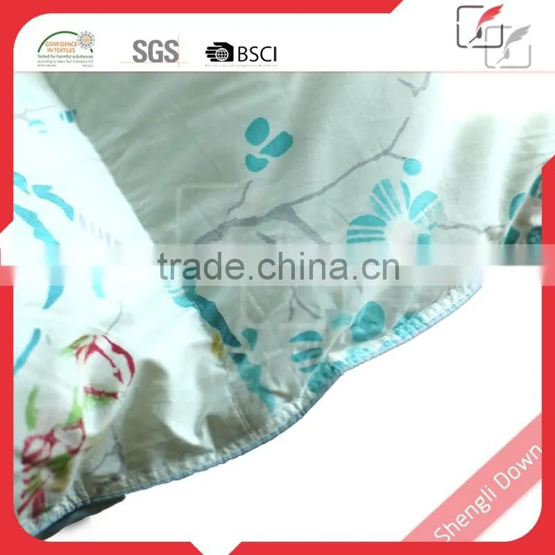 Hotel patchwork goose down filled printed quilt
