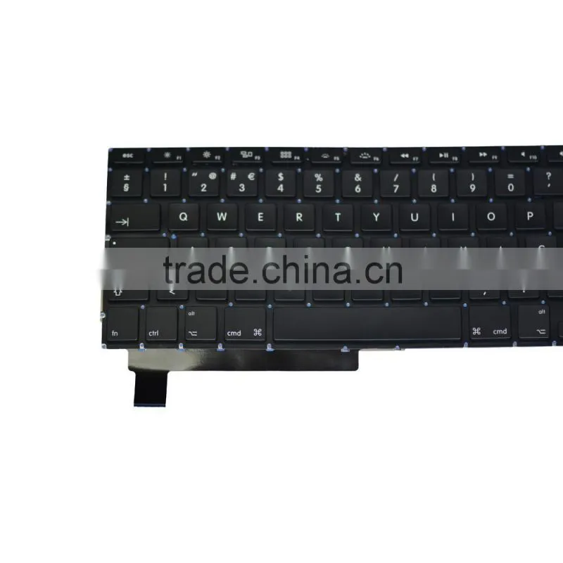 Factory Price Portuguese keyboard Replacement For Laptop Macbook Pro A1286 2008-2012