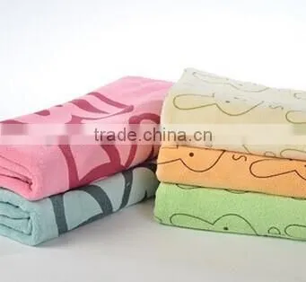 Wholesale Soft High Quality 100%Cotton Bright Colored Stripes Bath Towels