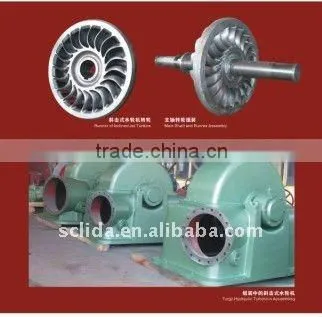 Turgo Turbine & Alternator and Governor of Hydro Power