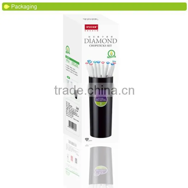D656 Melamine Tableware - Plastic Chopstick Holder with Diamond Chopstick