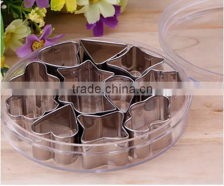 YangJiang factory different cute shape stainless steel cookie mould