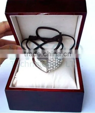 hot sell novelty jewelry cordiform usb flash drive