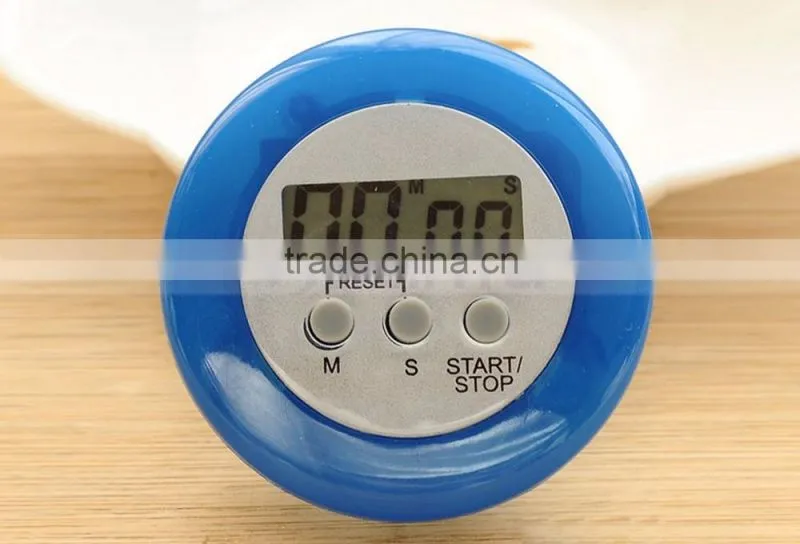 5 Color In Stock Yellow/Orange/White/Blue/Purple Factory Price Electronic Round Count Down Timer
