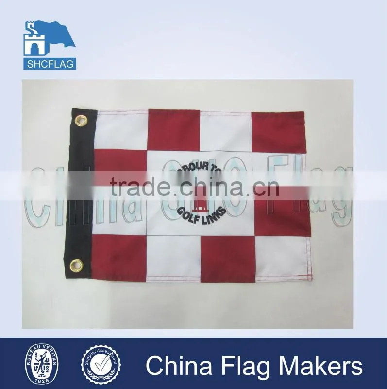 Customized polyester mini golf flags