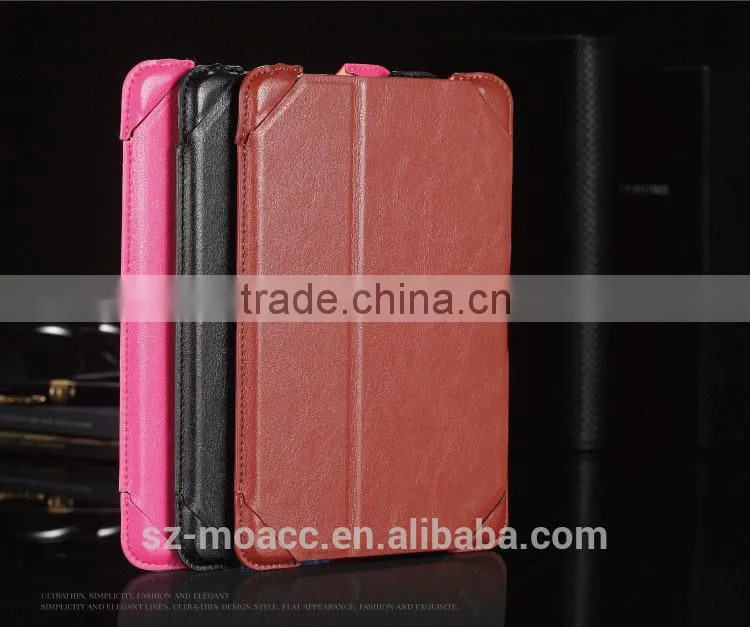 New hotsale leather Folio Case for ipad mini 3