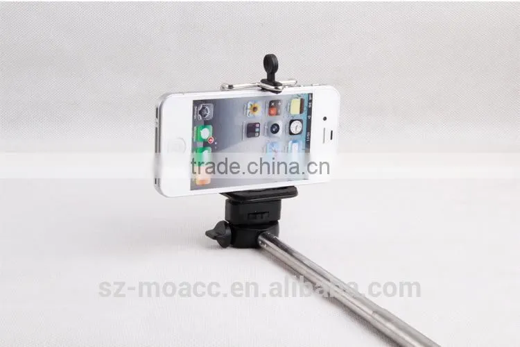 Flexible wireless bluetooth selfie stick monopod