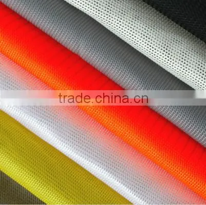 nylon mesh fabric for shoe bags fabric/3D air nylon Mesh fabric/very soft hand feeling mesh bag brushed polyester lining fabric
