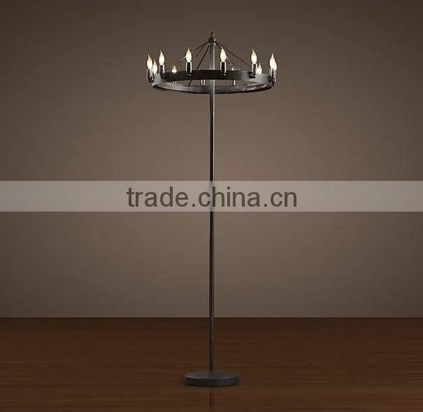 2016 New Style Simple Vintage Iron Floor Lamp Model 5016-L9