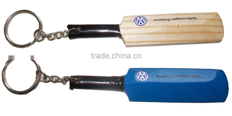 Promotional Keyring Mini Branded Cricket Bat