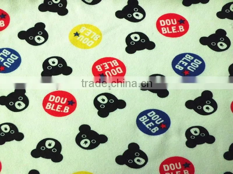 40s 350gsm brushed 100% polyester velour